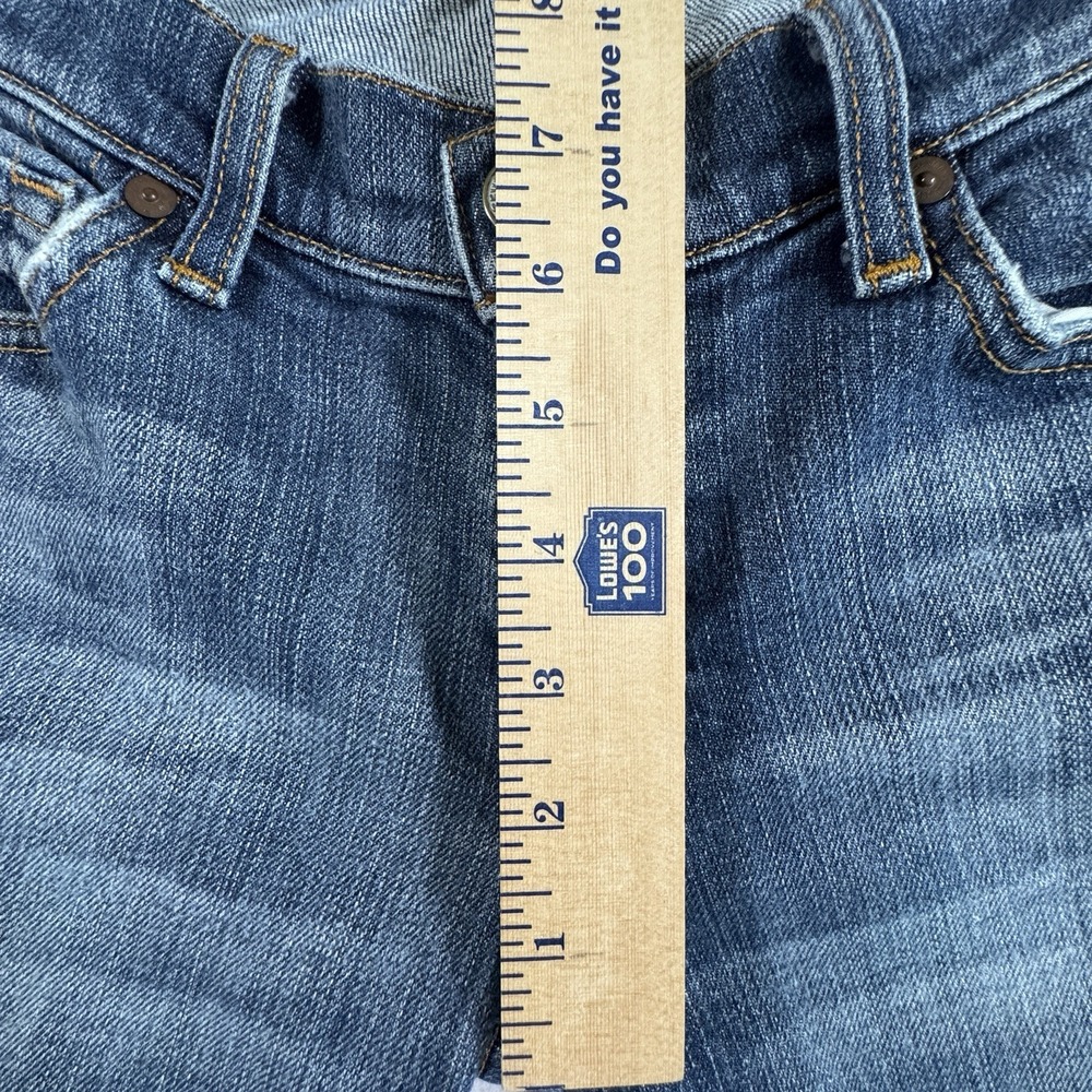 7 For All Mankind Bootcut Jeans Womens 27 Blue Medium‎ Wash Low Rise Stretch - Picture 7 of 8